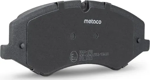 Колодки тормозные передние к-кт (Metaco). Артикул 3000158