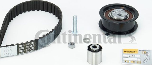 Ремень ГРМ с роликами (комплект) ContiTech для SEAT Arosa I 1997-2003. Артикул CT1012K2