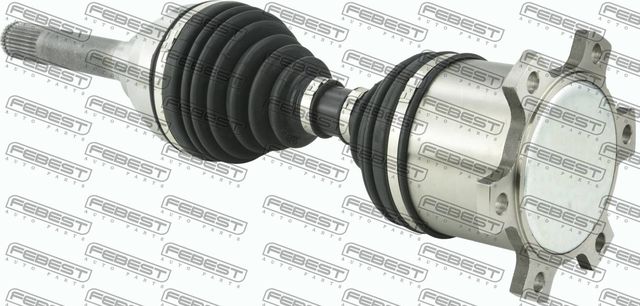 Полуось (привод в сборе, приводной вал) Febest передняя правая для SsangYong Musso II 2004-2005. Артикул 1414-KOR