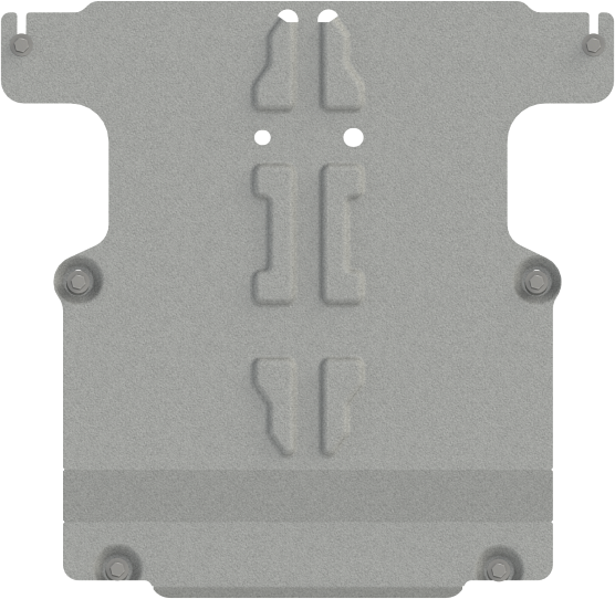 Защита алюминиевая Шериф (5 мм) для картера Land Rover Defender 90/110 2021-2026. Артикул 04.5203