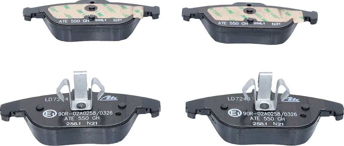 Тормозные колодки ATE Ceramic. Артикул 13.0470-7244.2