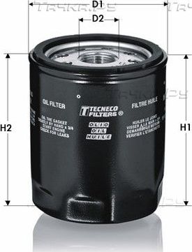 Масляный фильтр  Tecneco Filters для Lancia Delta I (831) 1979-1992. Артикул OL84M