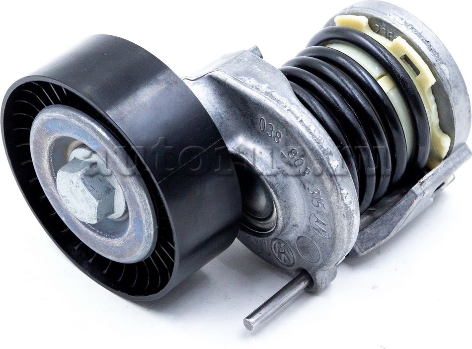 Натяжной ролик (натяжитель) приводного поликлинового ремня VAG. Артикул 038903315AN