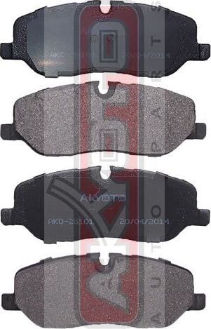 Тормозные колодки Akyoto Packing AKYOTO. Артикул AKD-25101