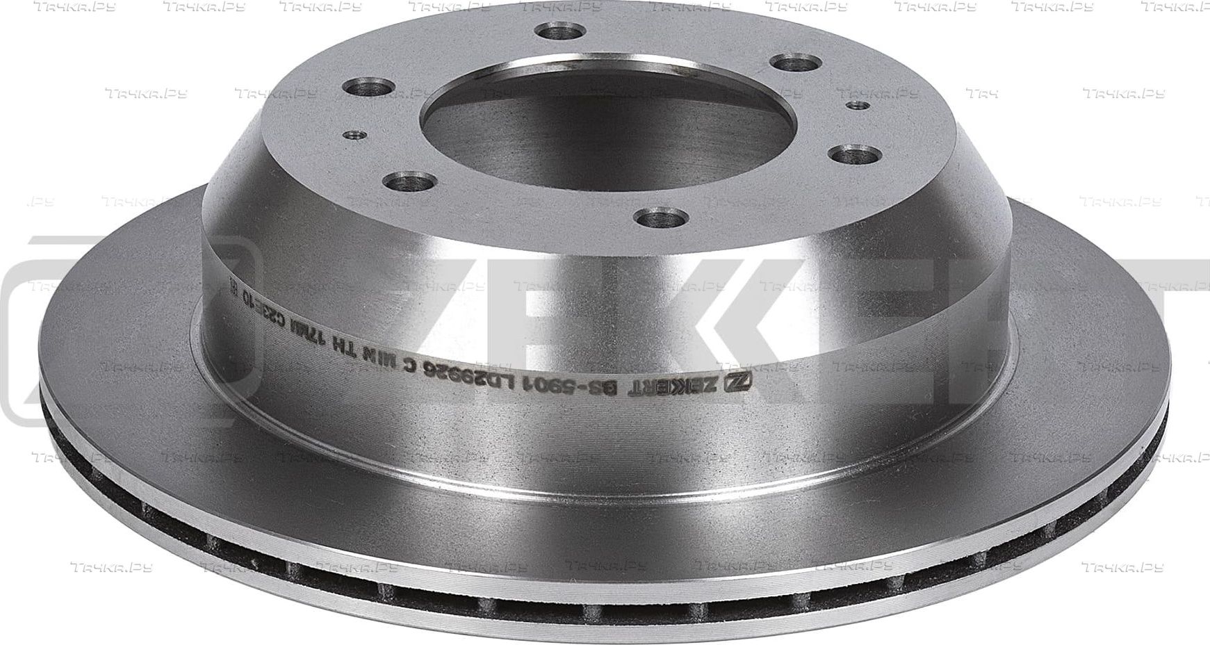 Тормозной диск Zekkert задний для Great Wall Safe 2002-2006. Артикул BS-5901