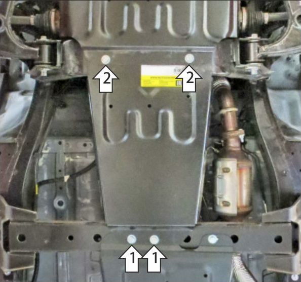 Защита Мотодор для КПП Jac T9 2024-2026. Артикул 78317