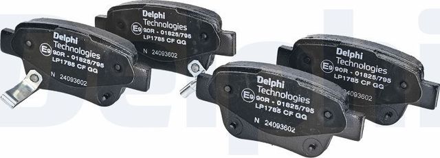 Тормозные колодки Delphi (Low-Metallic). Артикул LP1785