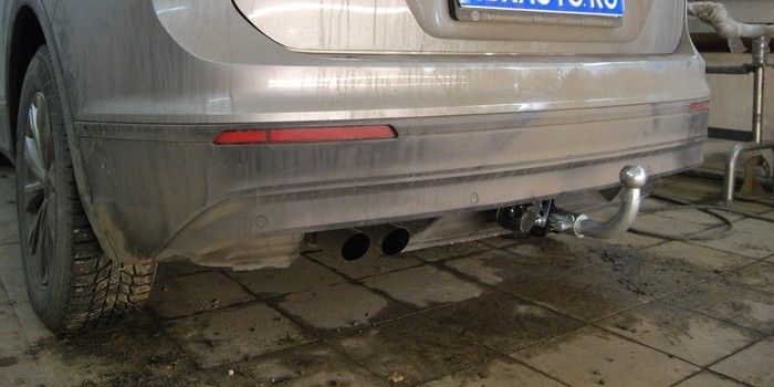 Фаркоп Tavials (Лидер-Плюс) для Volkswagen Tiguan II 2016-2026. Артикул V126-BA