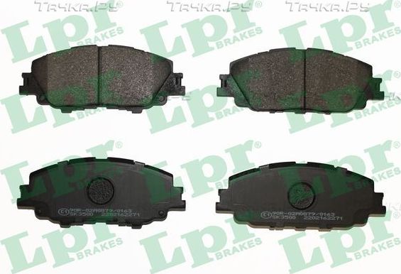 Тормозные колодки LPR. Артикул 05P2271