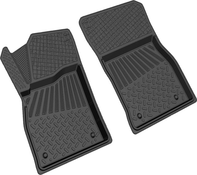 Коврики Rezkon резиновые передние для салона Chevrolet Cruze 2009-2015. Артикул 1512020100