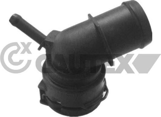 Фланец системы охлаждения VW  Caddy 2004-2015, Golf Plus 2005-2014, Golf 2003-20 Cautex (полимерный материал). Артикул 760712