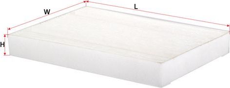 Салонный фильтр Sakura. Артикул CA-26200