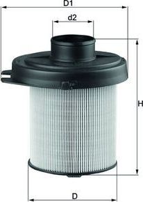 Воздушный фильтр Mahle. Артикул LX 291