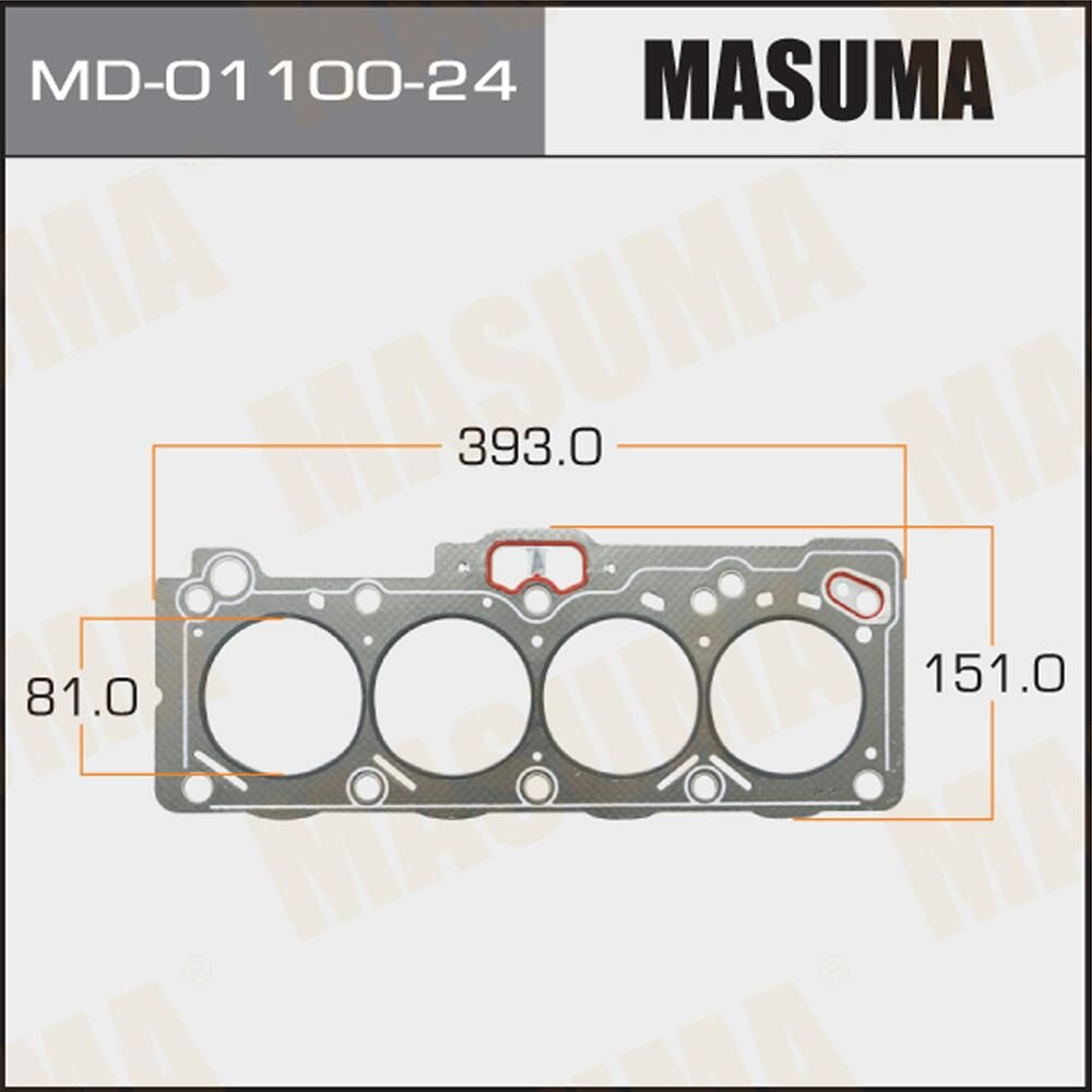 Прокладка ГБЦ Masuma. Артикул MD-01100-24