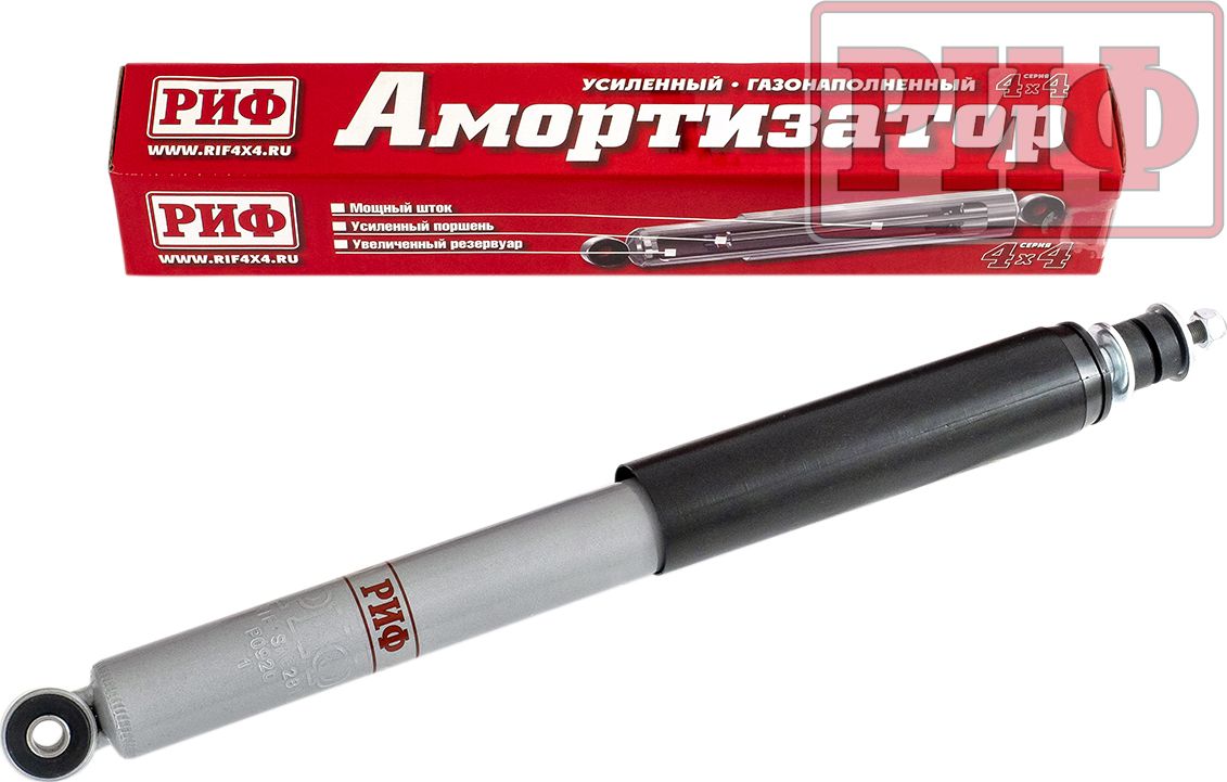 Амортизатор РИФ газовый передний для Syzuki Jimny 2019-2026, лифт 75 мм. Артикул SAG281