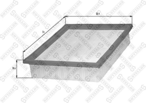 Воздушный фильтр Stellox. Артикул 71-01573-SX