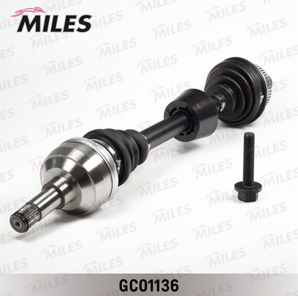 Полуось (привод в сборе, приводной вал) Miles. Артикул GC01136