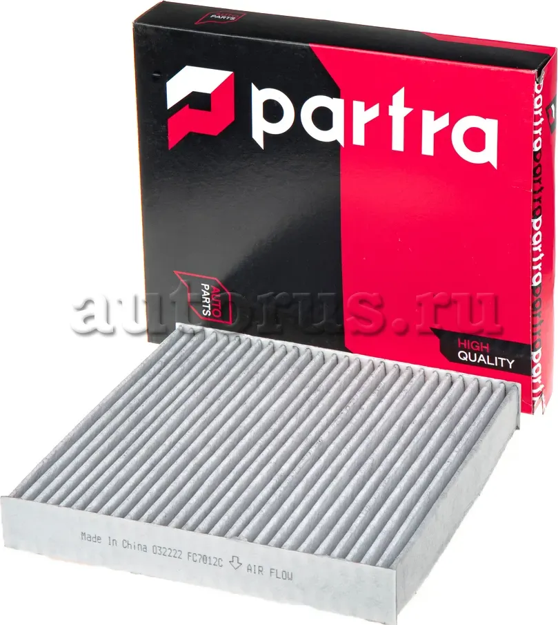 Фильтр салона угольный (Partra). Артикул FC7012C
