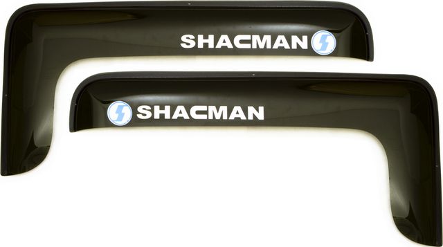 Дефлекторы REIN для окон (накладной скотч 3М) (2 шт.) Shacman 2013-2022 (короткий) Дымчатый. Артикул REINWV889