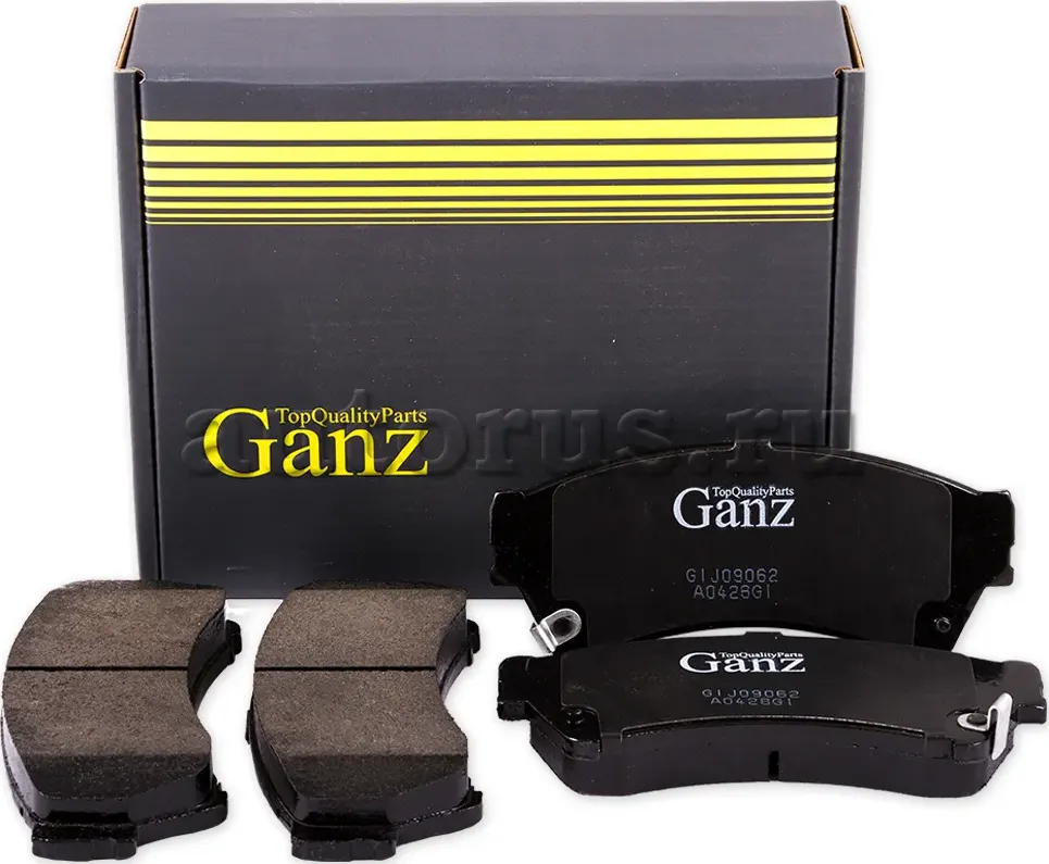 Колодки торм.пер. (Ganz). Артикул GIJ09062