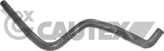 Патрубок системы охлаждения (радиатора) Cautex для Renault Clio II 1998-2013. Артикул 026526
