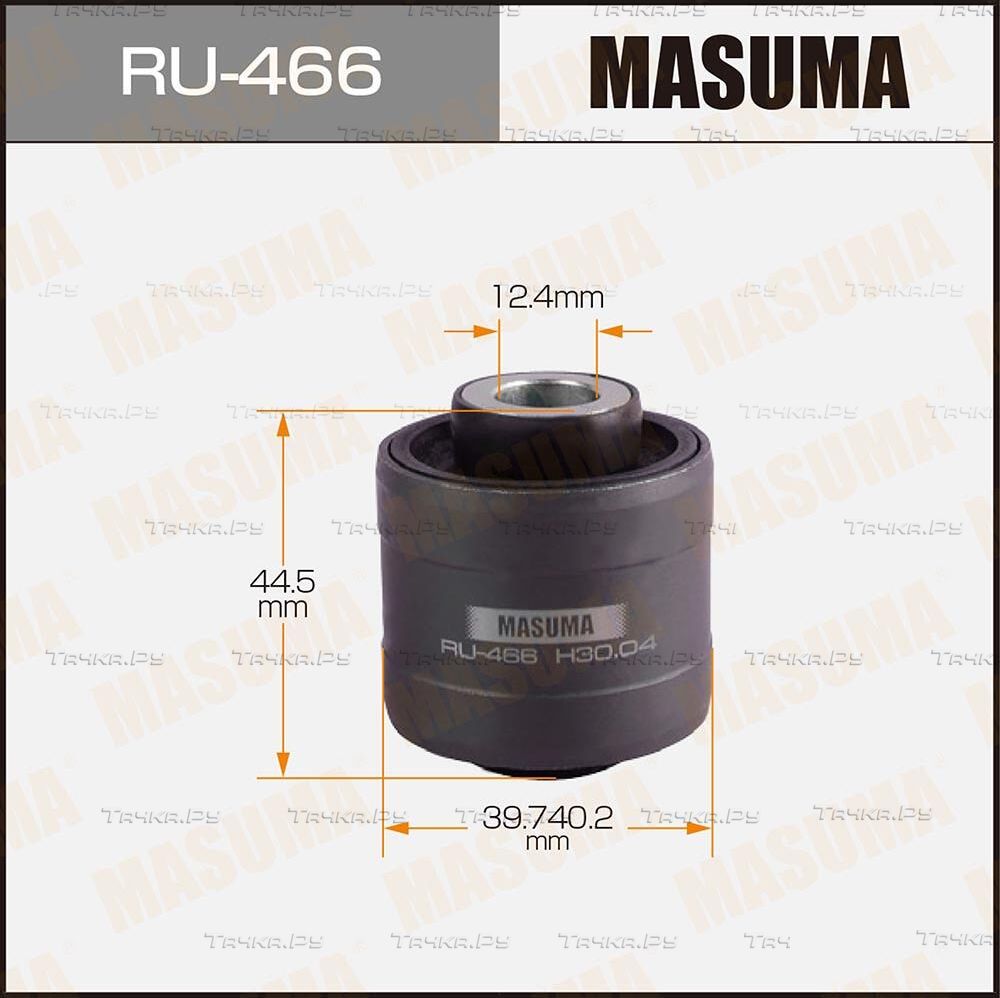 Сайлентблок заднего рычага подвески Masuma правый/левый нижний для Mitsubishi Airtrek 2003-2007. Артикул RU-466