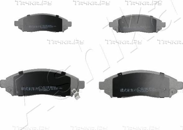 Тормозные колодки ASHIKA передние для Nissan Leaf I (ZE0/AZE0) 2010-2017. Артикул 50-01-121