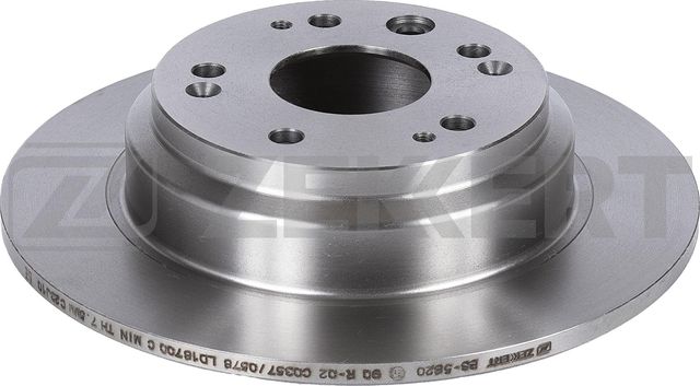 Тормозной диск Zekkert задний для Honda Accord VII 2003-2008. Артикул BS-5820