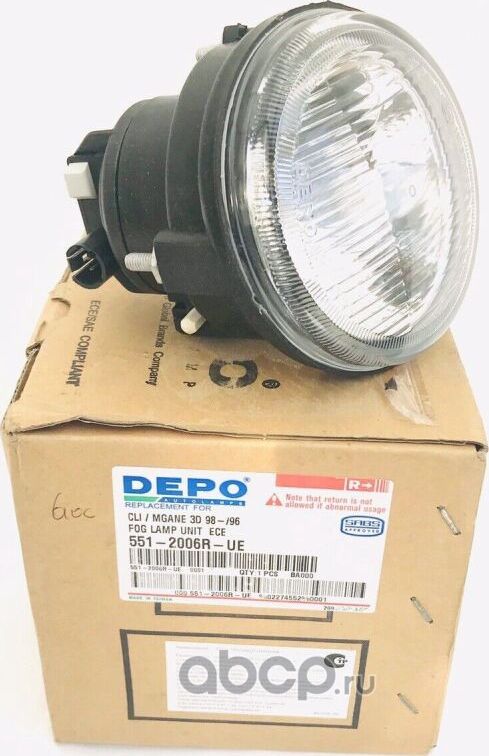 Фара противотуманная R (Depo). Артикул 551-2006R-UE