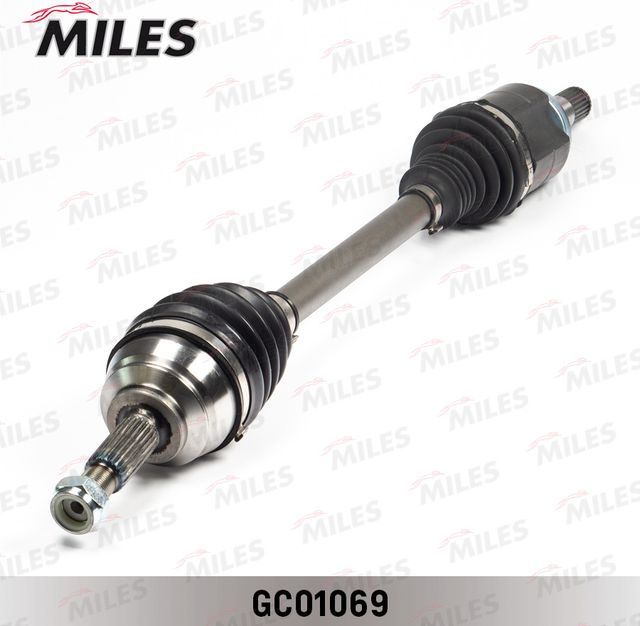 Полуось (привод в сборе, приводной вал) Miles. Артикул GC01069