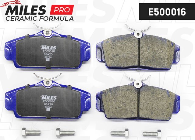 Тормозные колодки Miles (Керамика). Артикул E500016