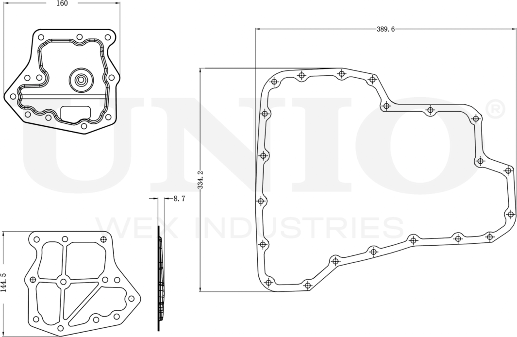 Фильтр АКПП (Unio). Артикул FLT-30015