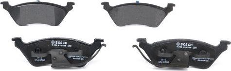 Тормозные колодки Bosch (Low-Metallic) задние для Dodge Caravan IV 2000-2007. Артикул 0 986 424 816