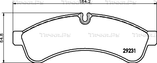 Тормозные колодки Don. Артикул PCP2155