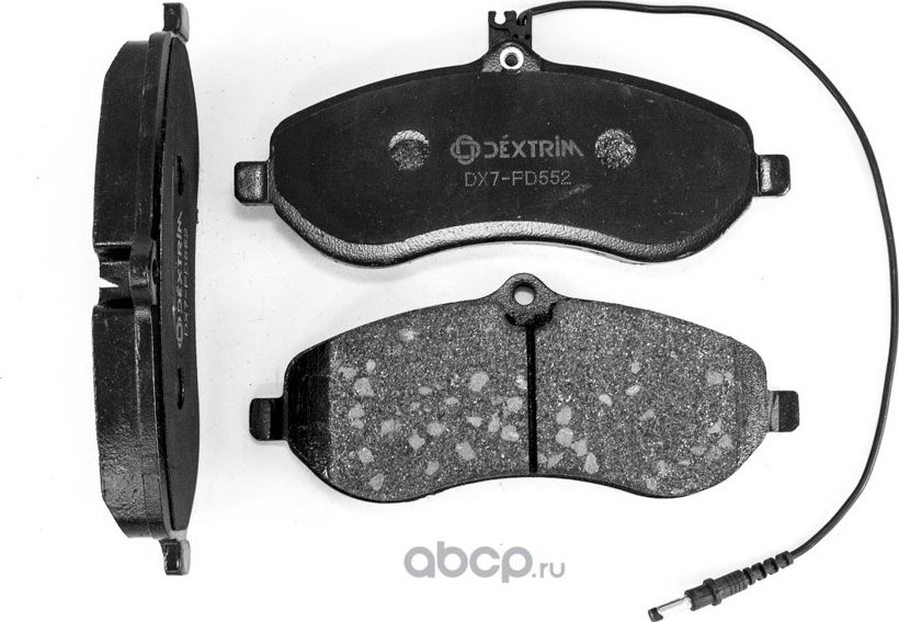 Колодки тормозные передние (Dextrim). Артикул DX7FD552
