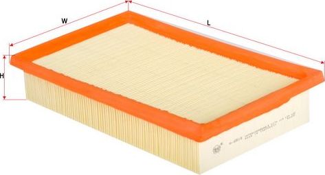 Воздушный фильтр Sakura. Артикул A-6818