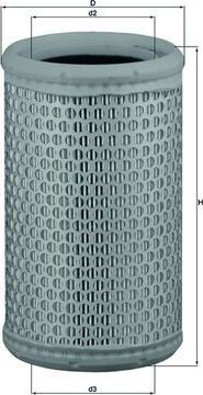 Воздушный фильтр Mahle. Артикул LX 646/1