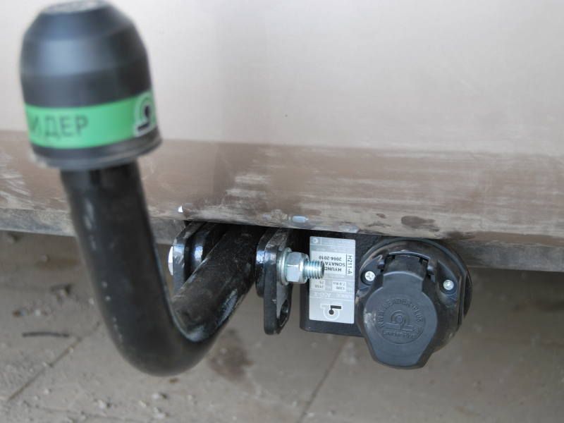 Фаркоп Лидер-Плюс для Hyundai (Sonata) NF седан 2004-2010. Артикул H211-A