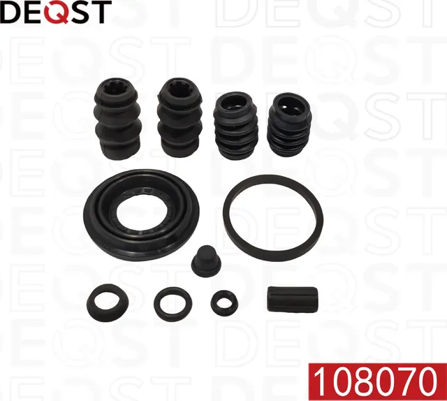 Ремкомплект тормозного суппорта заднего (для поршня O 38 mm  суппорт Bosch). AUDI A3 03-12  CITROEN  (Deqst). Артикул 108070