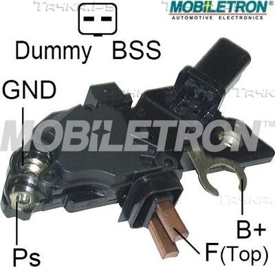 Реле-регулятор напряжения генератора Mobiletron для Peugeot 607 I 2004-2007. Артикул VR-B322