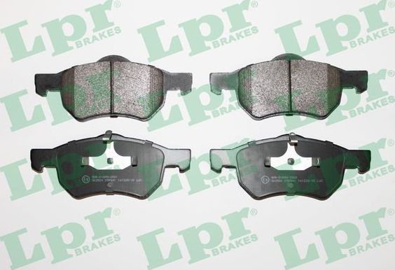Тормозные колодки LPR передние для Dodge Caravan IV 2001-2007. Артикул 05P841