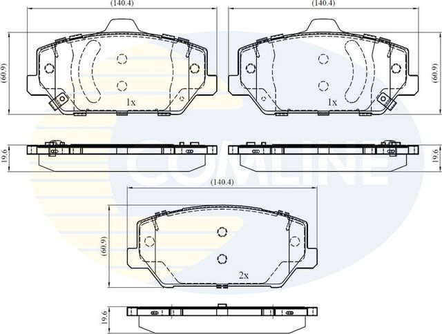 Тормозные колодки Comline Comline. Артикул CBP32440
