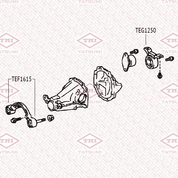 Сайлентблок (Tatsumi). Артикул TEF1615