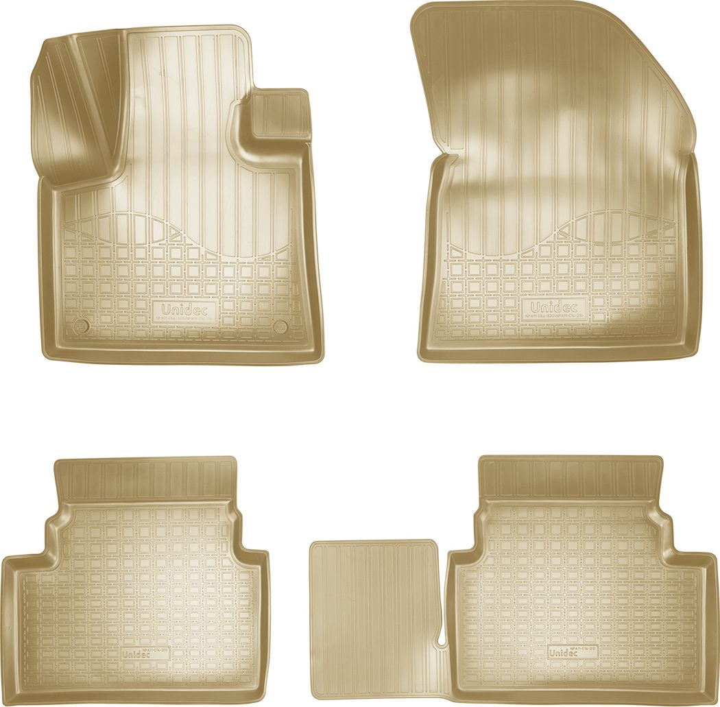 Коврики 3D Норпласт для салона Citroen C5 Aircross 2018-2026 БЕЖЕВЫЕ. Артикул NPA11-C14-210-B