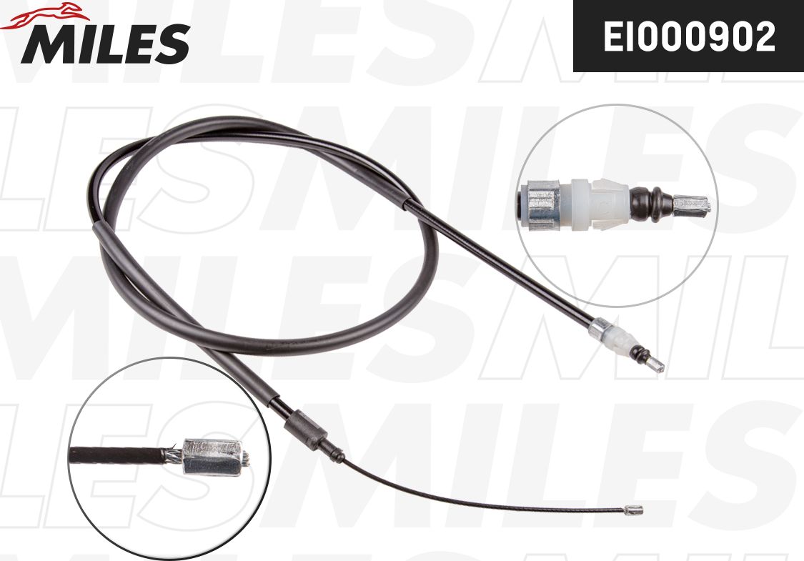 Трос ручника (тросик ручного тормоза) Miles. Артикул EI000902