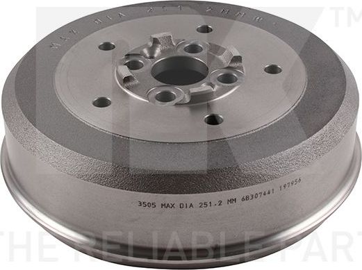 Тормозной барабан NK задний для Kia Sportage I 1994-2003. Артикул 253505