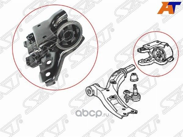 Сайлентблок FR рычага задний Honda CR-V RE 07-RM (SAT). Артикул ST51396SWAE02