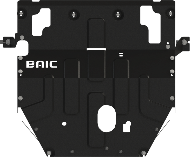 Защита Шериф (1,5 мм) для картера и КПП BAIC X35 2023-2026. Артикул 61.5450 CP
