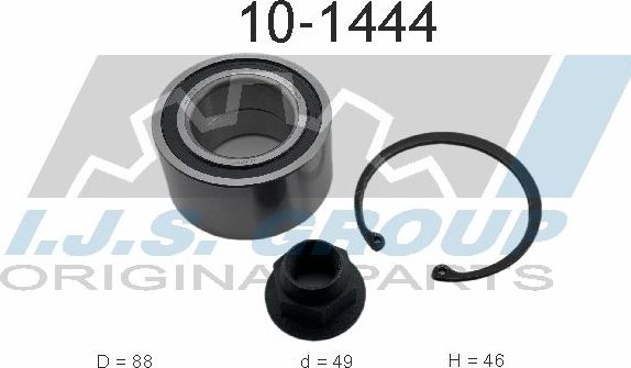Ступичный подшипник (комплект) IJS Group. Артикул 10-1444