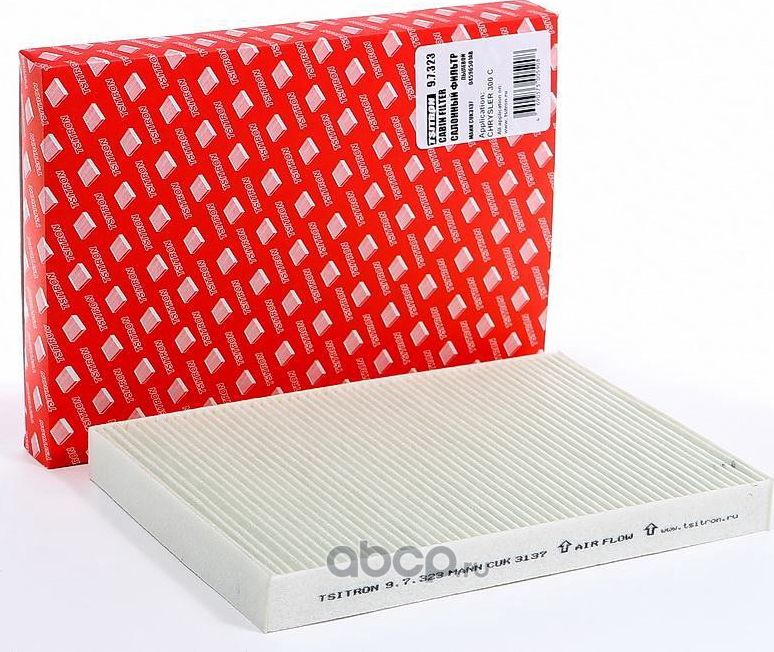 9.7.323 Фильтр салонный CU3137 (TSN). Артикул 97323